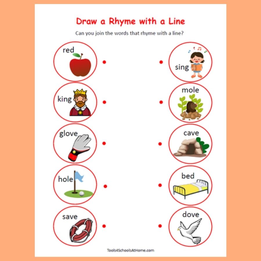 Rhyming Words Games and Activities Tools 4 Schools at Home